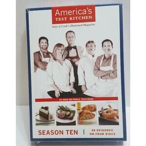 America's Test Kitchen 10th Tenth Season 10 Ten  NEW FACTORY SEAL DVD